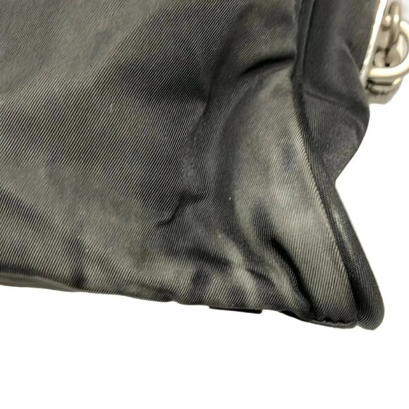 Auth PRADA - Black Nylon Handbag - Picture 10 of 13